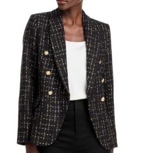 NWT Aqua Metallic Twead Blazer - Exclusive Size M